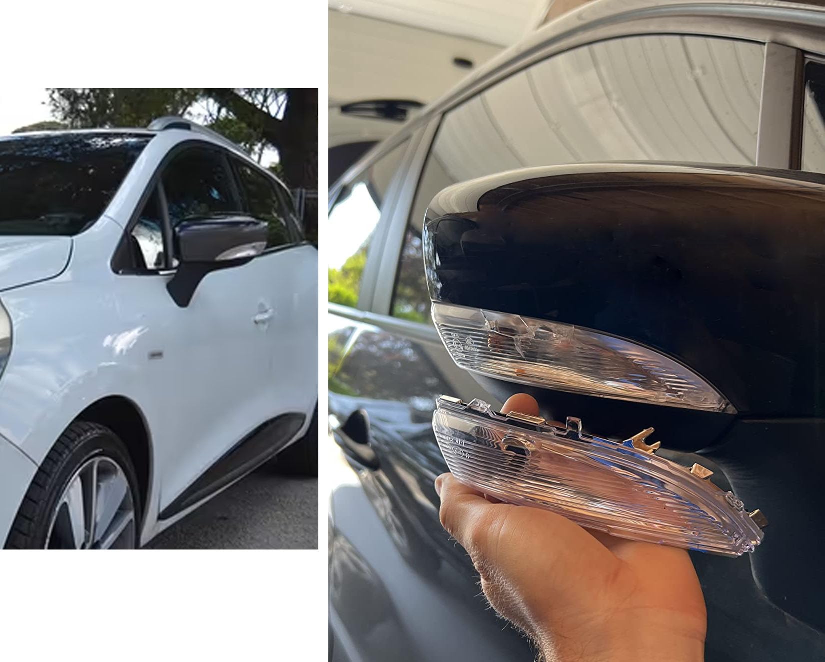 BSSTORE Intermitente espejo retrovisor lateral para Clio 4 2012, Captur 2013, Micra 5 2017, ZOE 2013 (derecho - lado del pasajero)