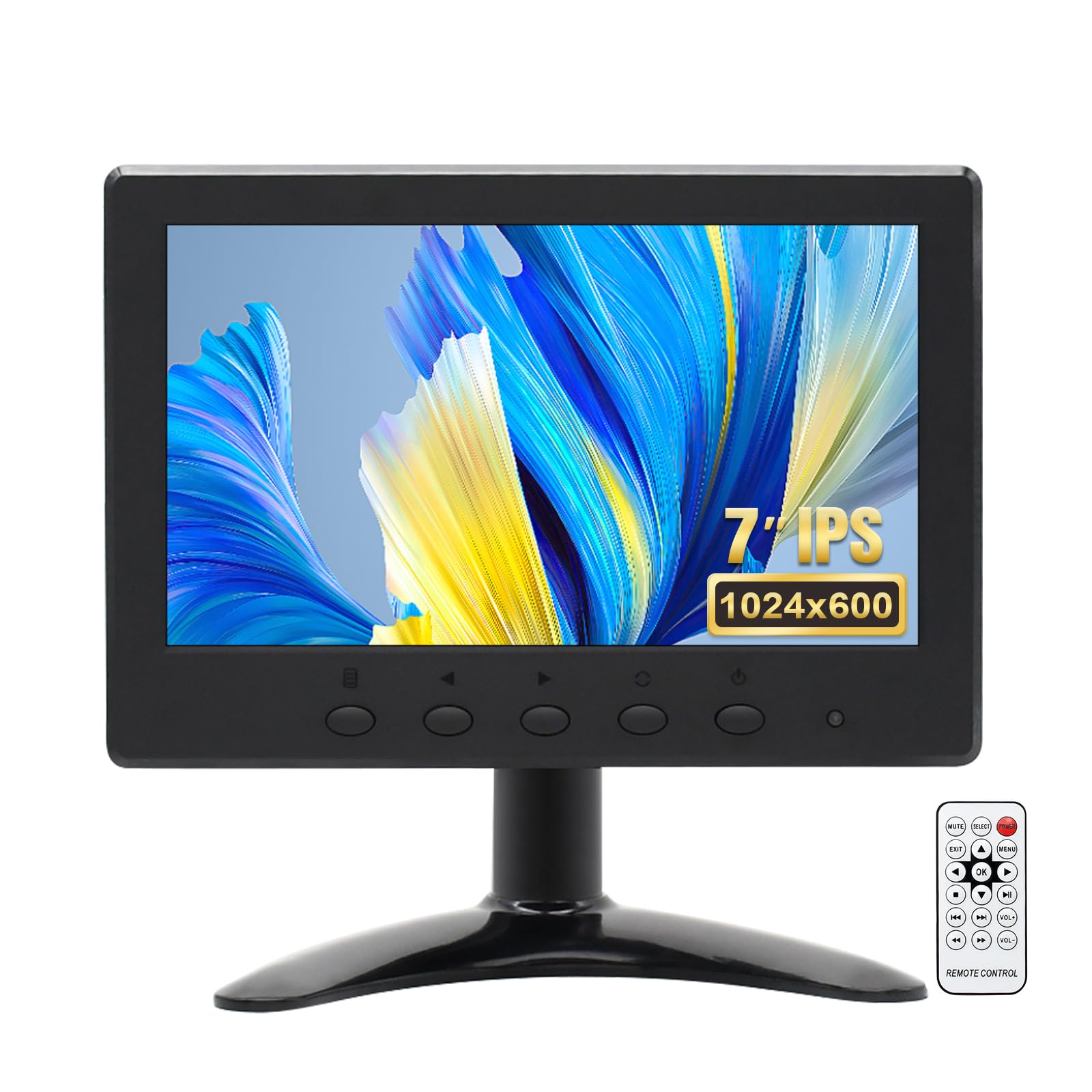 Monitor Portatil Aurevita 7 Inch Mini Monitor HDMI, Portable Vga ...