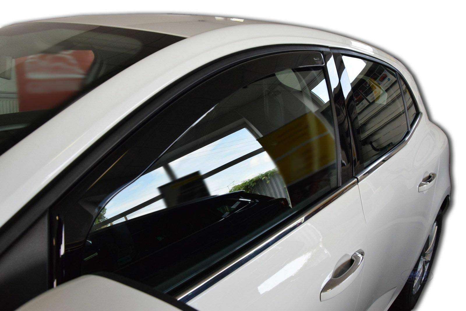 J&J AUTOMOTIVE | Windabweiser Passend Für Tipo 5-Türer Ab 2016 Kombi, Heko Regenabweiser, Getönt, Set 4-Teilig, Vorne, Hinten, Aerodynamisch