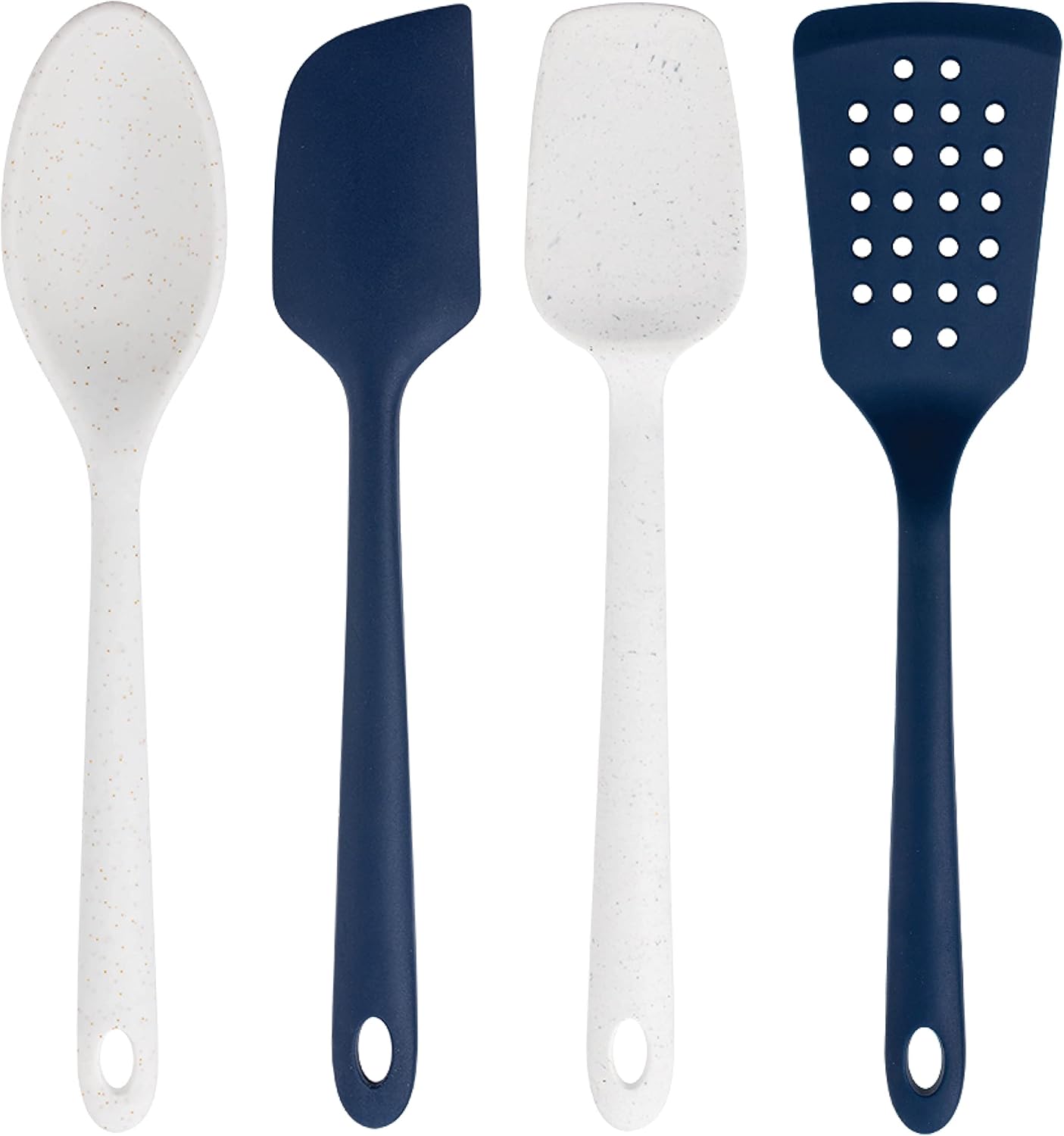 COOK WITH COLOR Silicone Spatula And Turners 4 Piece