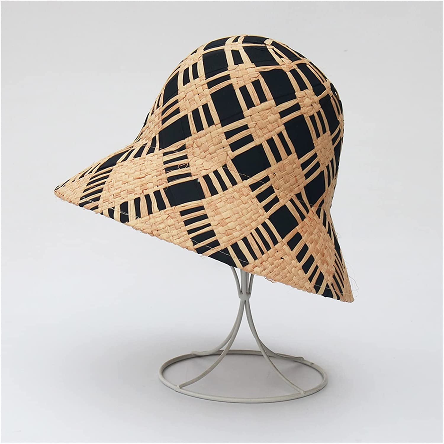 Casquette Visiere Femme, Summer Chapeau De Seau Tissé Dames Pliable Soleil UV Plage Pliable, Chapeau de Plage