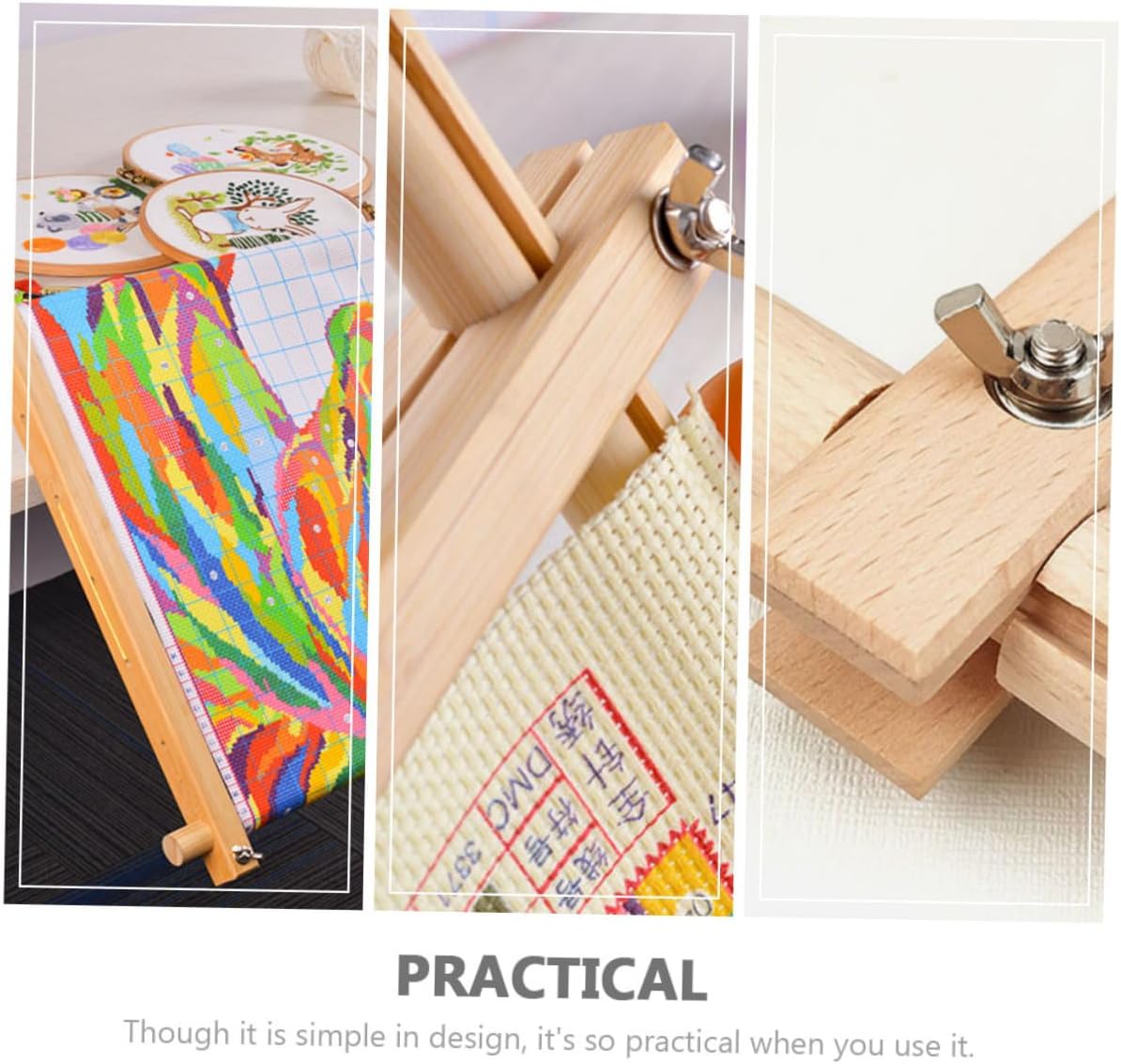 Anneome Embroidery Tapestry Frame Desktop Embroidery Stand Craft Holder for Stitch