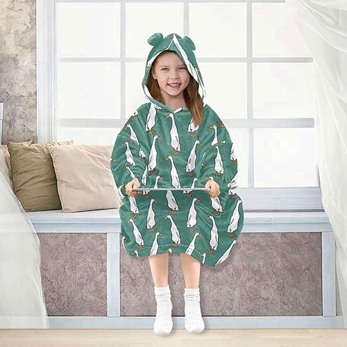 Miniatura 7 de Wearable Blankets for Kids, Soft Warm Cozy Oversized Blanket Hoodie, Gifts 3-14 Y Boys Girls Teens with Pocket