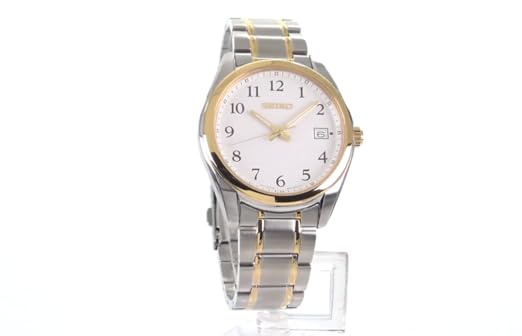 Amazon.com: Seiko SUR460 Watch for Men - Analog White Dial with