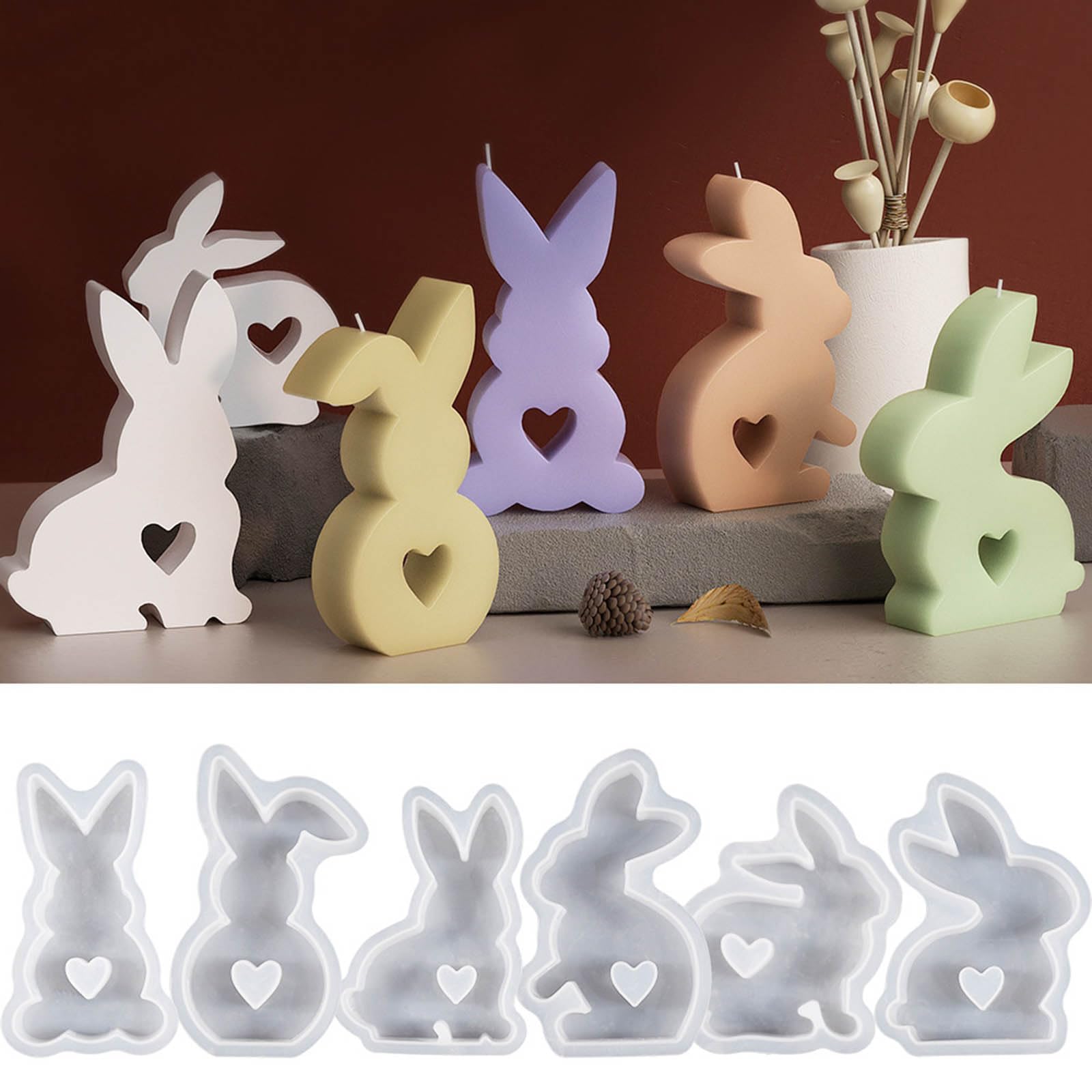Stampo in resina 3D, decorazione per feste, in resina