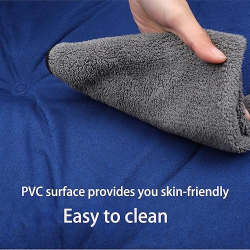 Miniatura 4 de Colchón de aire autoinflable para automóvil, tapete de dormir autoinflable para acampar con almohada integrada, cama de automóvil, cama de dormir