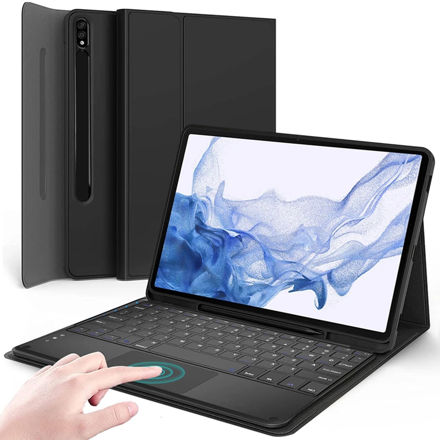 Amazon | EHLCYS タッチパッドキーボードケースのためにSamsung Galaxy 