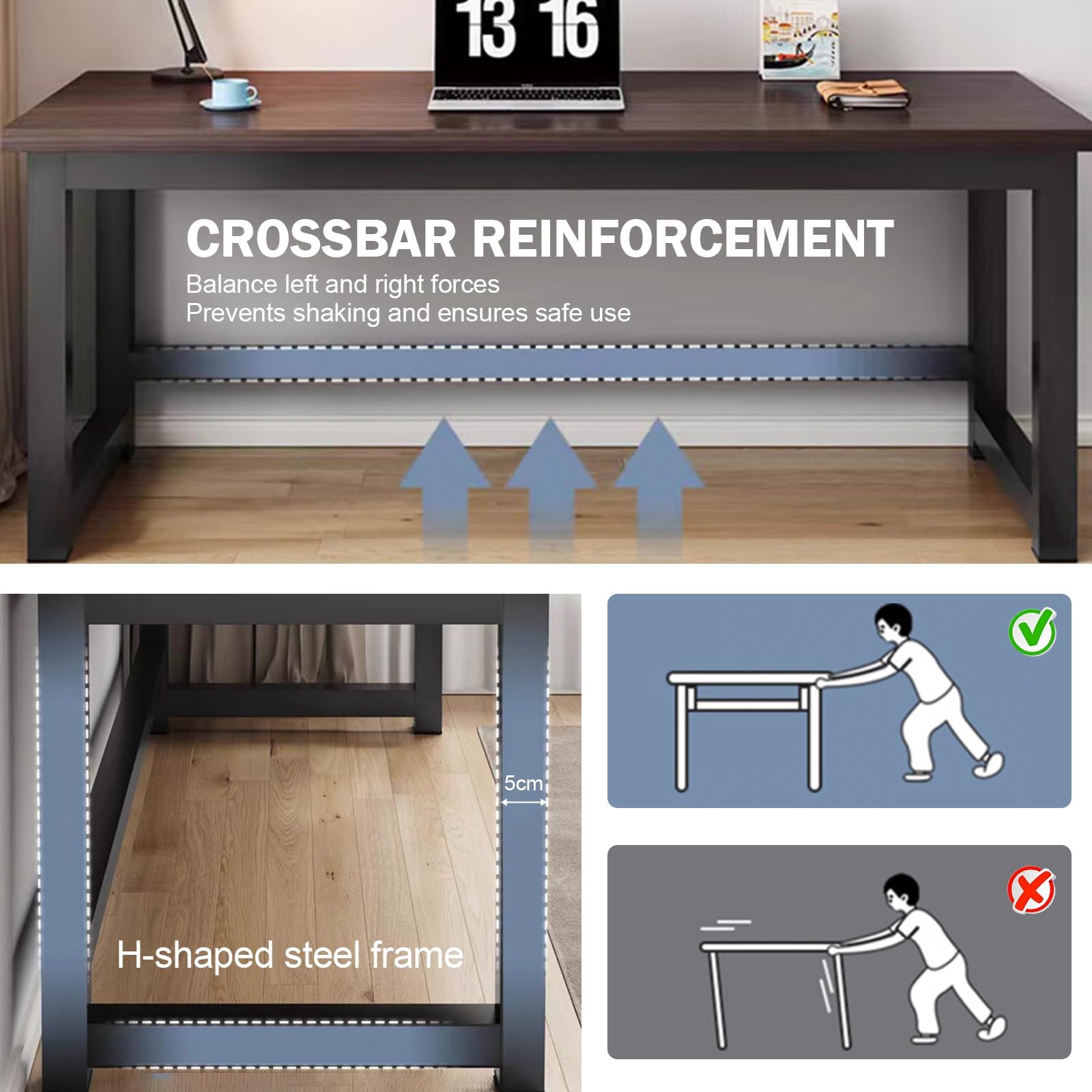 Amazon.com: Computer Table, Small Computer Desk, pc Gaming desks