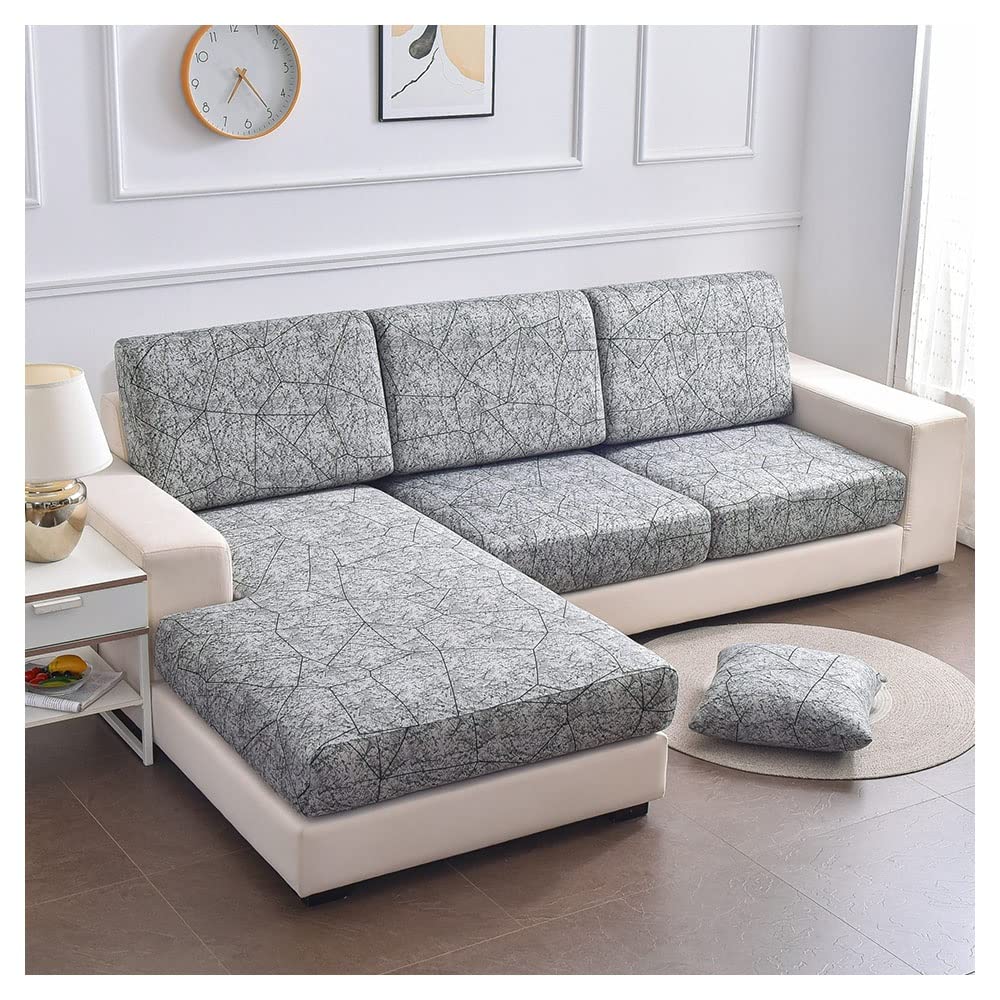 Sofa Slipcovers for 2 3 1 Seater Cushion Couch Stretch Sofa Cushion Covers Replacement Couch Cushion Cover Loveseat with Elastic Bottom Furniture Protector ( Color : #19 , Size : 2 seats - X (95-135cm