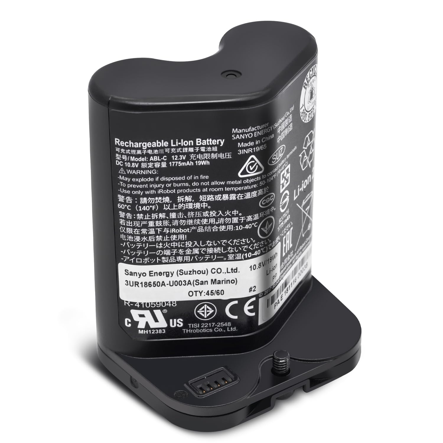 Amazon.com: RDSJ ABL-C 3INR19/65 Battery Replacement for iRobot M6