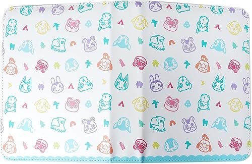 Miniatura 5 de Carpeta de cuero sintético con 4 bolsillos para tarjetas coleccionables con soporte para álbumes de tarjetas Amiibo para Animal Crossing Amiibo,
