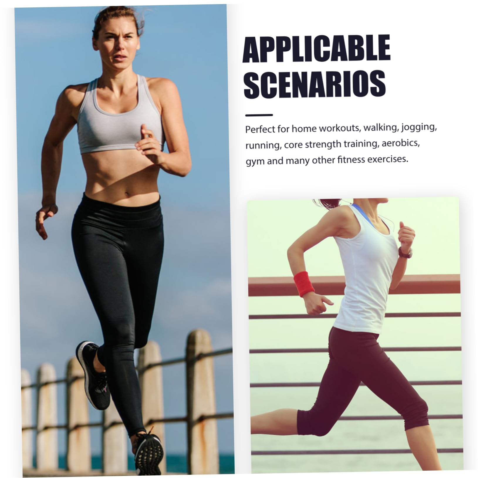 iplusmile Fasce per Caviglie Pesi Rimovibili 2 Pezzi Traspirante e Cotone per Allenamento in Palestra e Camminata Maschile