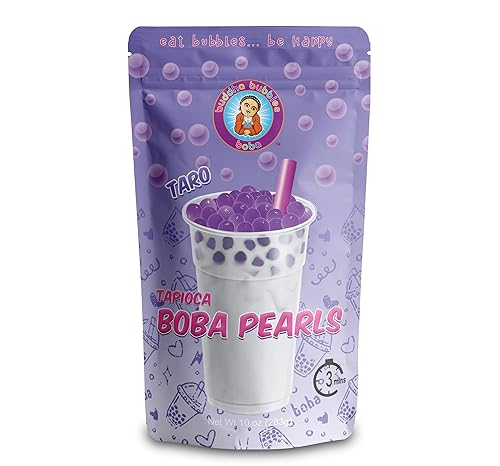 TARO Boba Tea Tapioca Perlas listas en 3 minutos por Buddha Bubbles Boba