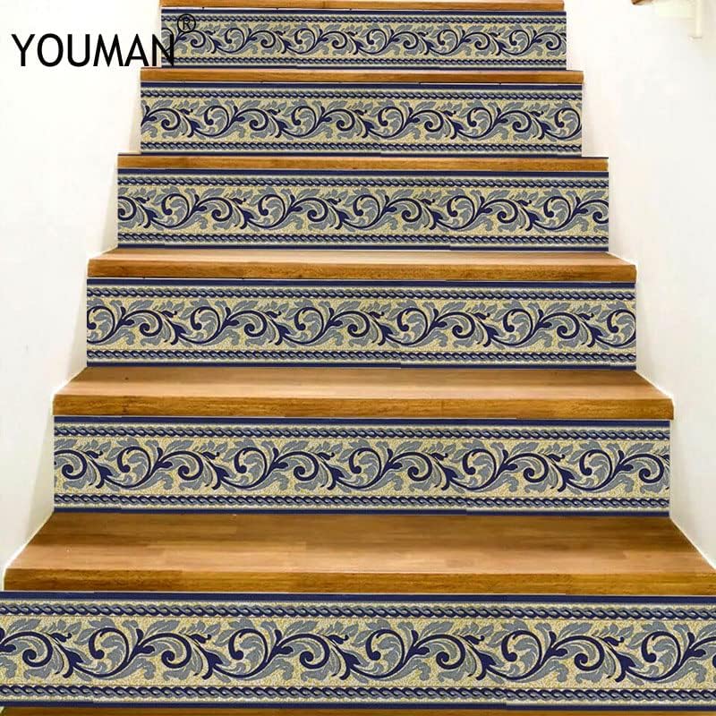 Self-Adhesive 3D Wallpaper Border， Self Adhesive PVC Border DIY 10cmx10m Multicolor Bathroom Kitchen(B3208)