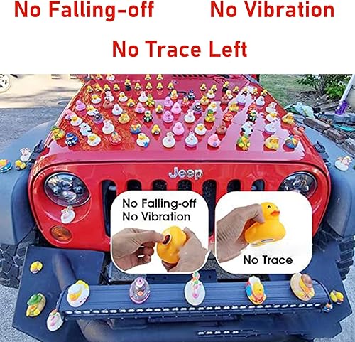 Miniatura 5 de 10 tapones de pato, soporte de pato de goma, soporte de pato de goma para Jeep Dash y pantalla fija, regalo para los amantes de Jeep, incluye