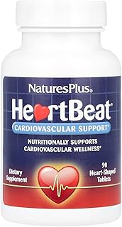 NaturesPlus Heartbeat - 90 Tablets - Support Supplement with Vitamins, Minerals & Herbs - Vegetarian, Gluten Free - 30 Servings