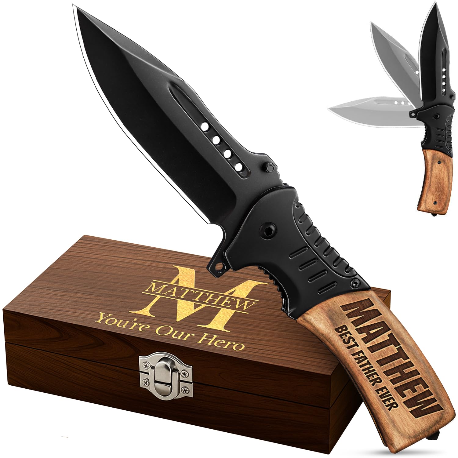 - Custom Knife - Personalized Gifts Valentines Day for Men and Women - Engraved Gifts for Dad Husband Boyfriend Wife Girlfriend - Customized Cheese Knives for Birthday, Anniversary - Unique Present 0207 PS