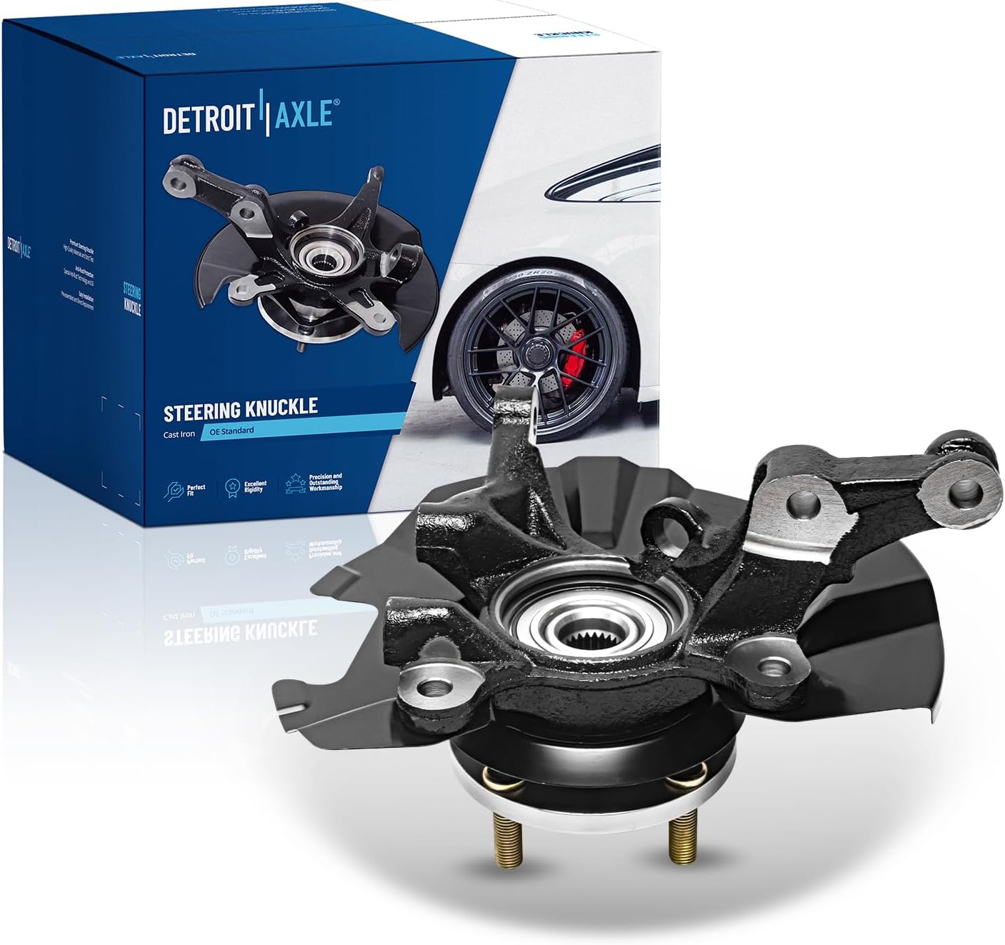 Front Right Steering Knuckle+Wheel Hub Bearing For 2008-17 Jeep Patriot Compass - Foto 5