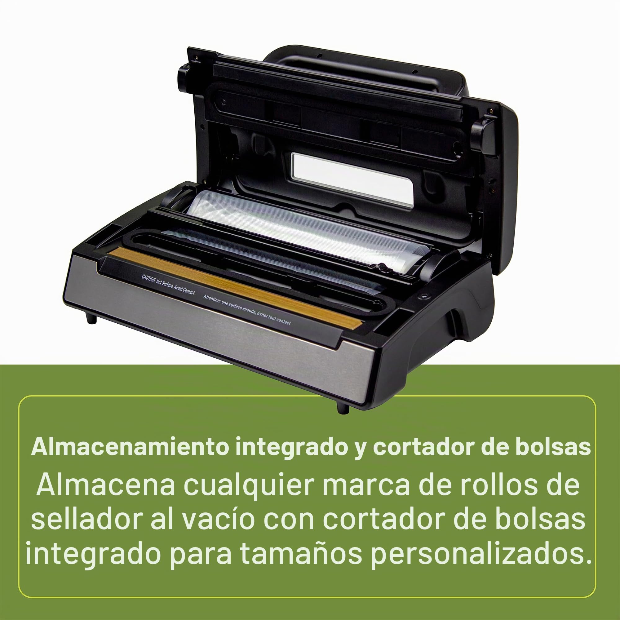 Nesco VS-12 sellador al vacío - Envasadora al vacío (Negro, Acero inoxidable)