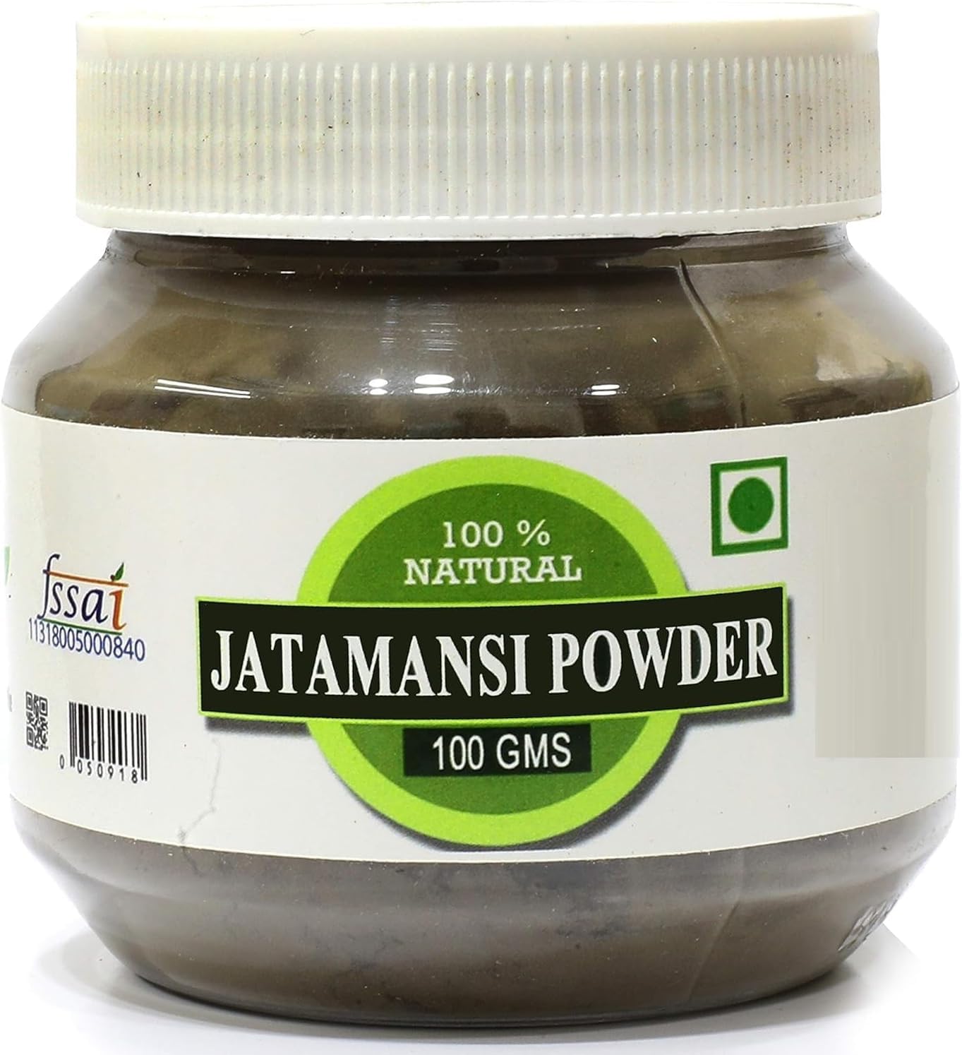 HK Jatamansi Proszek 100 gm, naturalne i czyste, ajurwedyjskie zioło do wzrostu włosów, zdrowia skóry i łagodzenia stresu, jakość, bez chemikaliów, wspiera funkcję pamięci, lęku, snu i mózgu