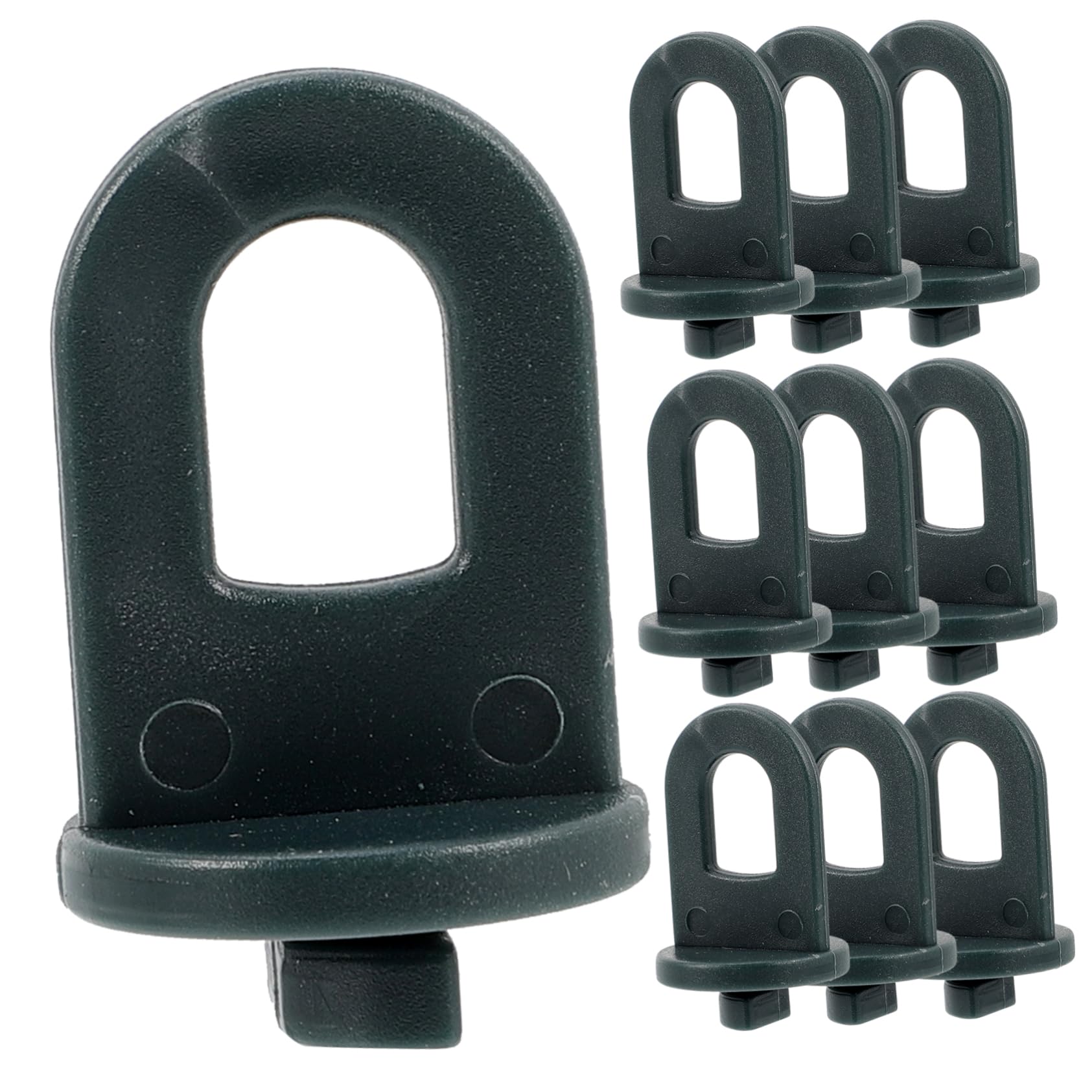 HEMOTON 50Pcs Greenhouse Hooks Durable Plastic Clips for Plant Support Easy Install Flower Hanger for Gardening for Securing Plants and Vines Greenhouse