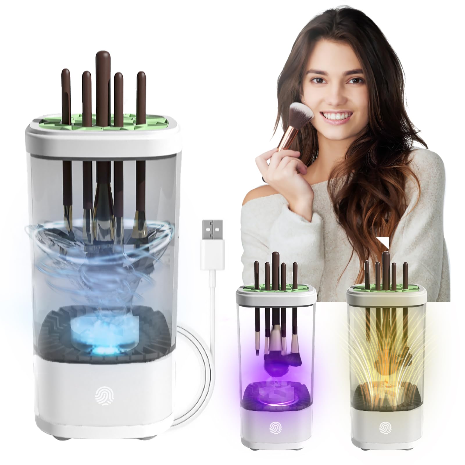 Electric Makeup Brush Cleaner Machine