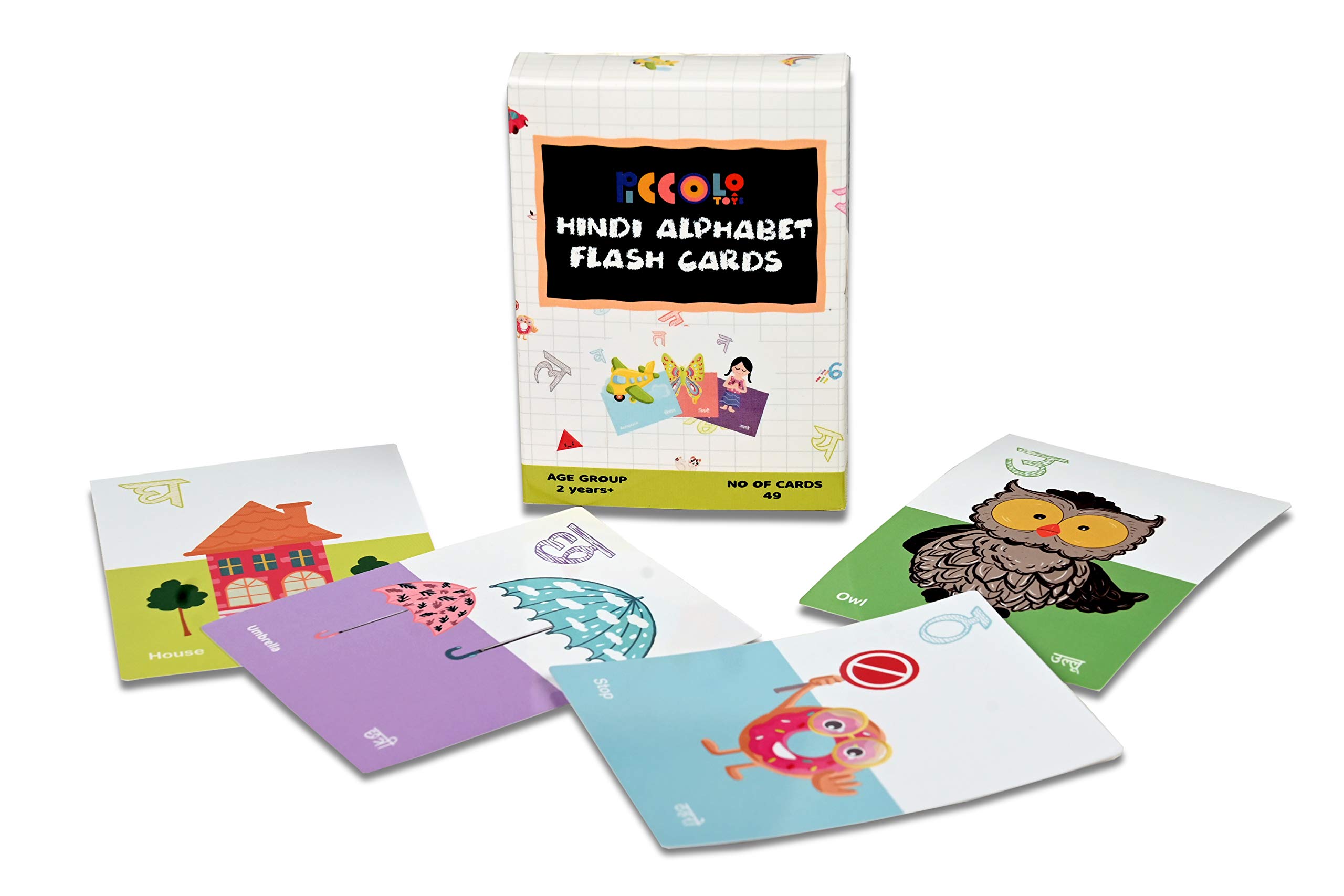 Piccolo Hindi Alphabet Flashcards