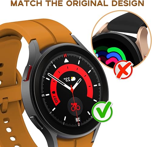 Miniatura 10 de Correas para Galaxy Watch 5 Pro de 1.772 pulgadasGalaxy Watch 5 correas de 1.732 pulgadas y 1.575 pulgadas, correas deportivas compatibles con
