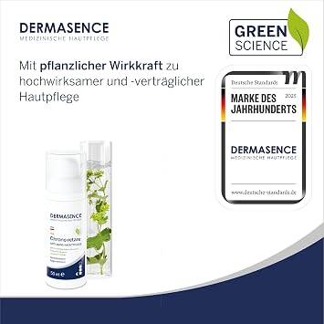 DERMASENCE Chrono Retare Anti-Aging-Nachtpflege 50 ml Nachtcreme für reife trockene Haut mit Hyaluron und pflanzlichen Ölen regeneriert und glättet über Nacht vegan für Gesicht