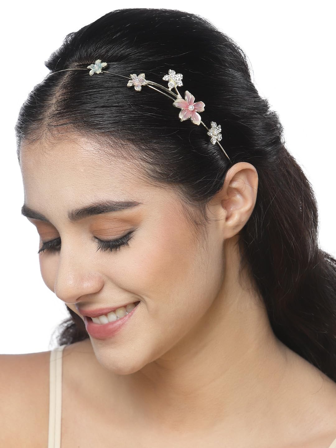 Vogue Hair Accessories Multi Fancy Party Wedding Bridal Hairband Headband Hair Accessories for Women and Girls (B0D1GBT7NV) Amazon Price History, Amazon Price Tracker