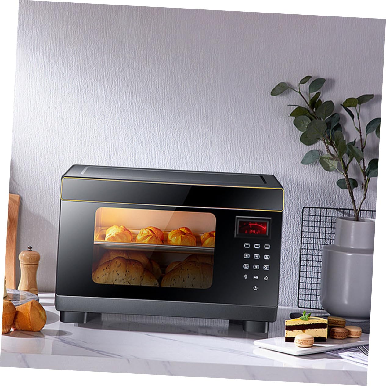 IMIKEYA 2 Set Termometro Digitale Con Display Lcd Termometro Elettronico Compatto Per Misurazione Temperatura Cucina E Ristoranti Alta Precisione E Portatile 2 Pezzi*2