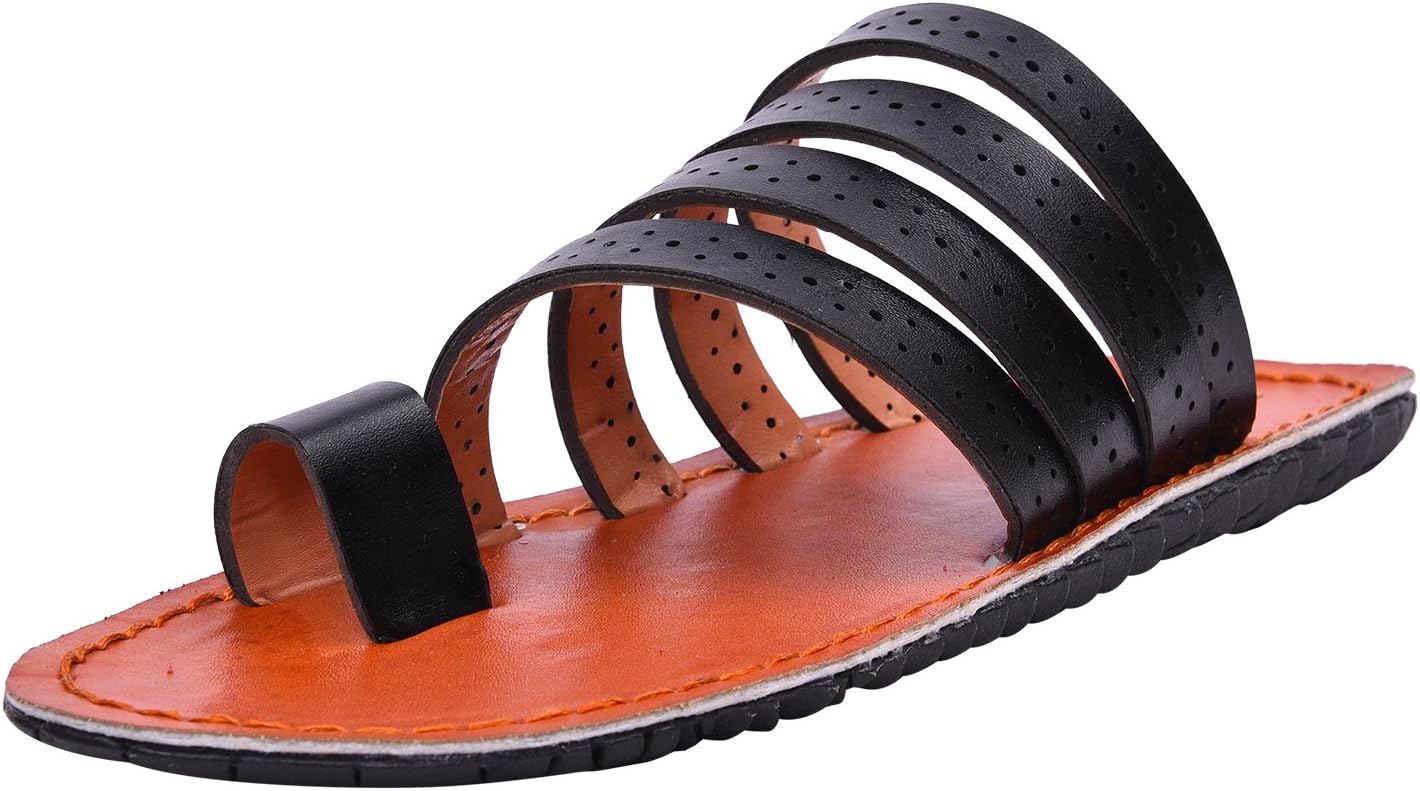 TWIN Kids Fashion Casual Chappal TWT-4601 Brown and Black Colours (Ind 11 Euro 29, Black)