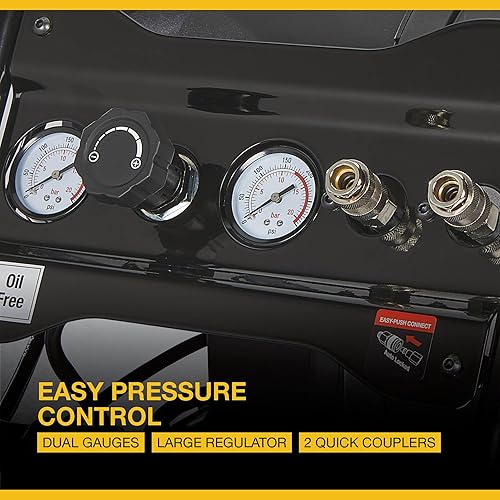 Miniatura 4 de Klutch Compresor de aire de 29 galones, 2.5 HP, 120 voltios, 175 PSI