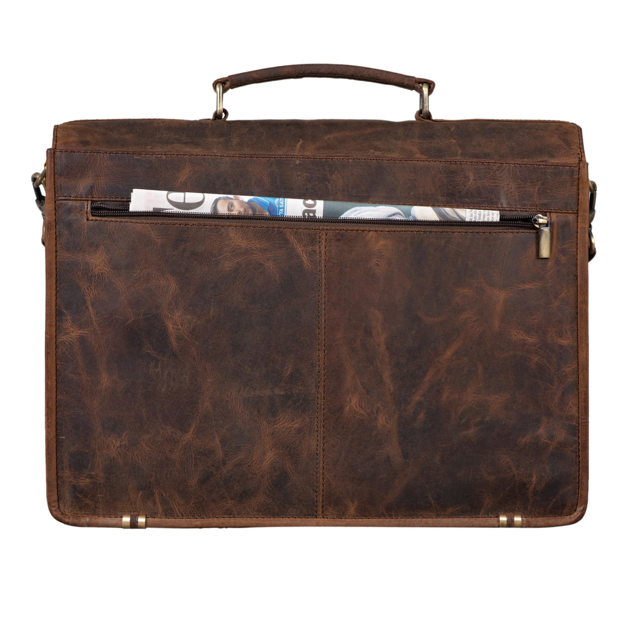 STILORD Miguel Porte-Documents Classique Cuir Noir Homme Serviette de Travail Sac d'affaires Business Bureau Sac pour Portable 15,6 Pouces Couleur:Antracite