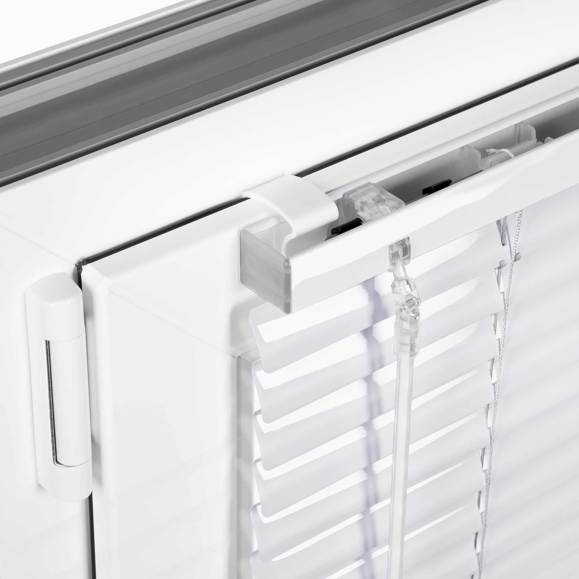 SONELLO Tenda veneziana in alluminio 70x220 cm Bianco senza foratura