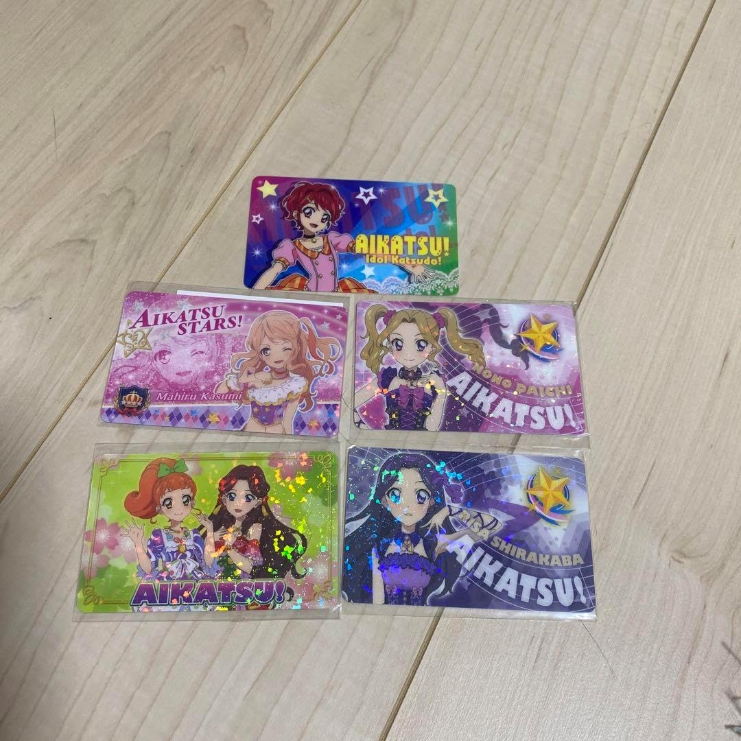 74】アイカツスターズ 白銀リリィ サイン色紙 ファン証明書 うちわ