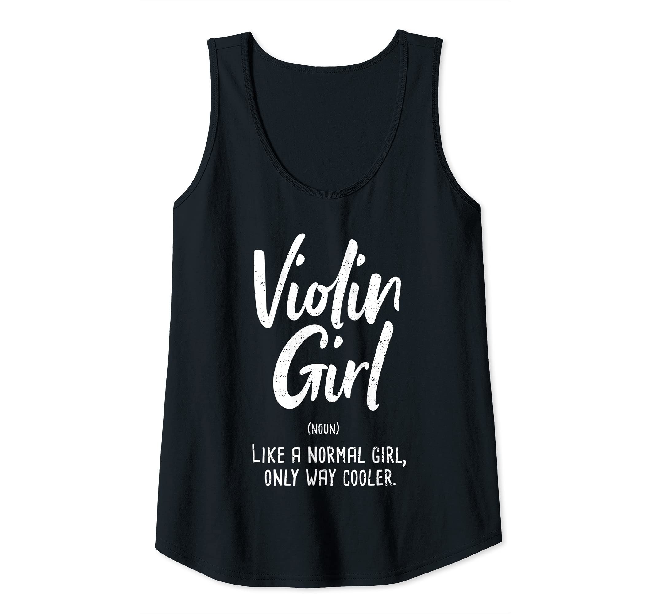 Womens Violin: Violin Girl Definition - Musician Sayings Tank Top, Black