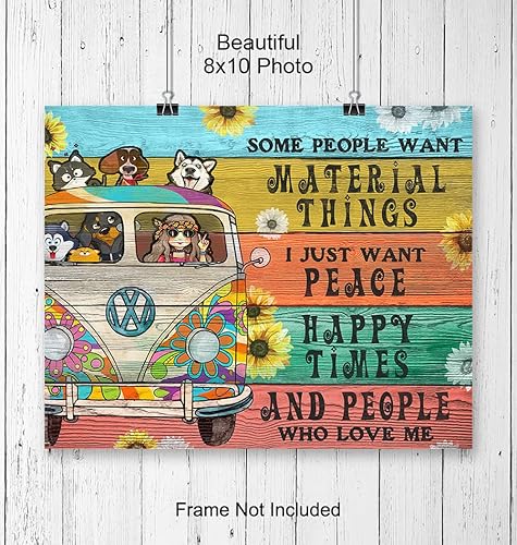 Miniatura 3 de Decoración de pared con citas inspiradoras, arte de pared de girasol, decoración hippie, refranes positivos, regalos positivos para mujeres,