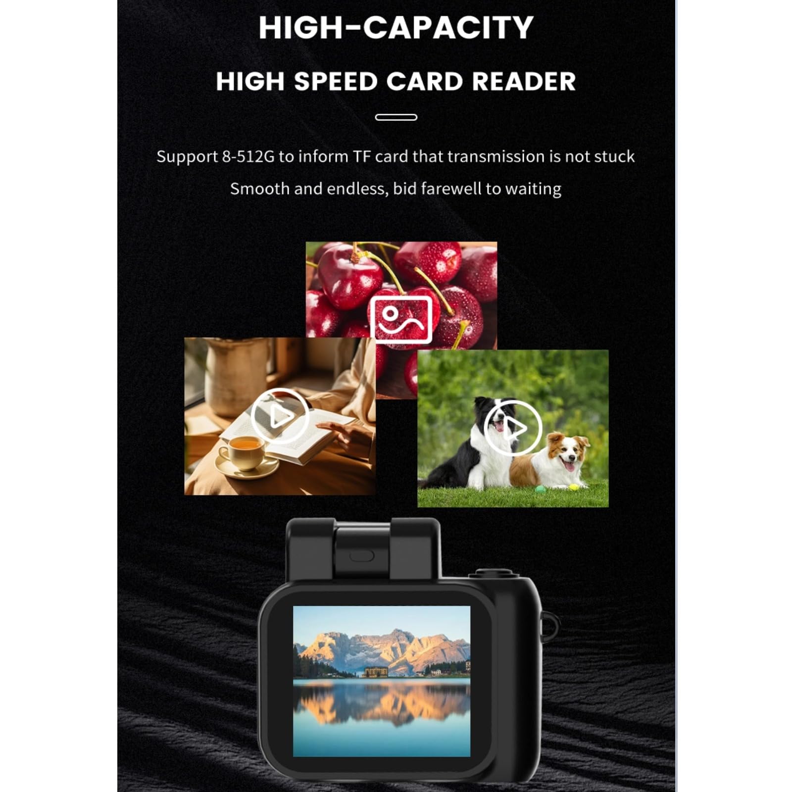 Mini Caméra Porte-clés, Caméra de Poche HD 1080P, la Plus Petite Caméra du Monde, Caméra Photo et Vidéo KeyCam avec 6 Filtres, Autonomie de 100 Minutes, pour étudiants (avec
