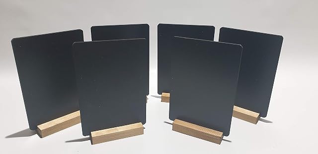 Chalkboard Blackboard Pub -Table Top A5 X 6 for Liquid Chalk + A Free Liquid Chalk Pen.