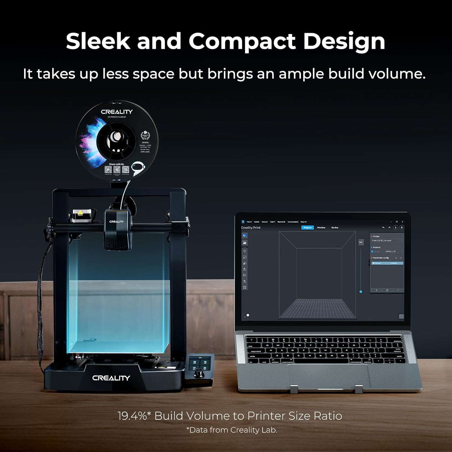 Creality Ender 3 V3 SE Drukarka 3D, prędkość druku 250 mm/s, automatycznie poziomująca się drukarka 3D FDM CR Touch z ekstruderem Sprite Direct, podwójna oś Z, rozmiar wydruku 220x220x250 mm