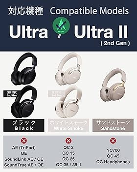 Bose QuietComfort Ultra ワイヤレスヘッドフォン　交換品 レンタル] Bose QuietComfort Ultra Headphones ワイヤレス