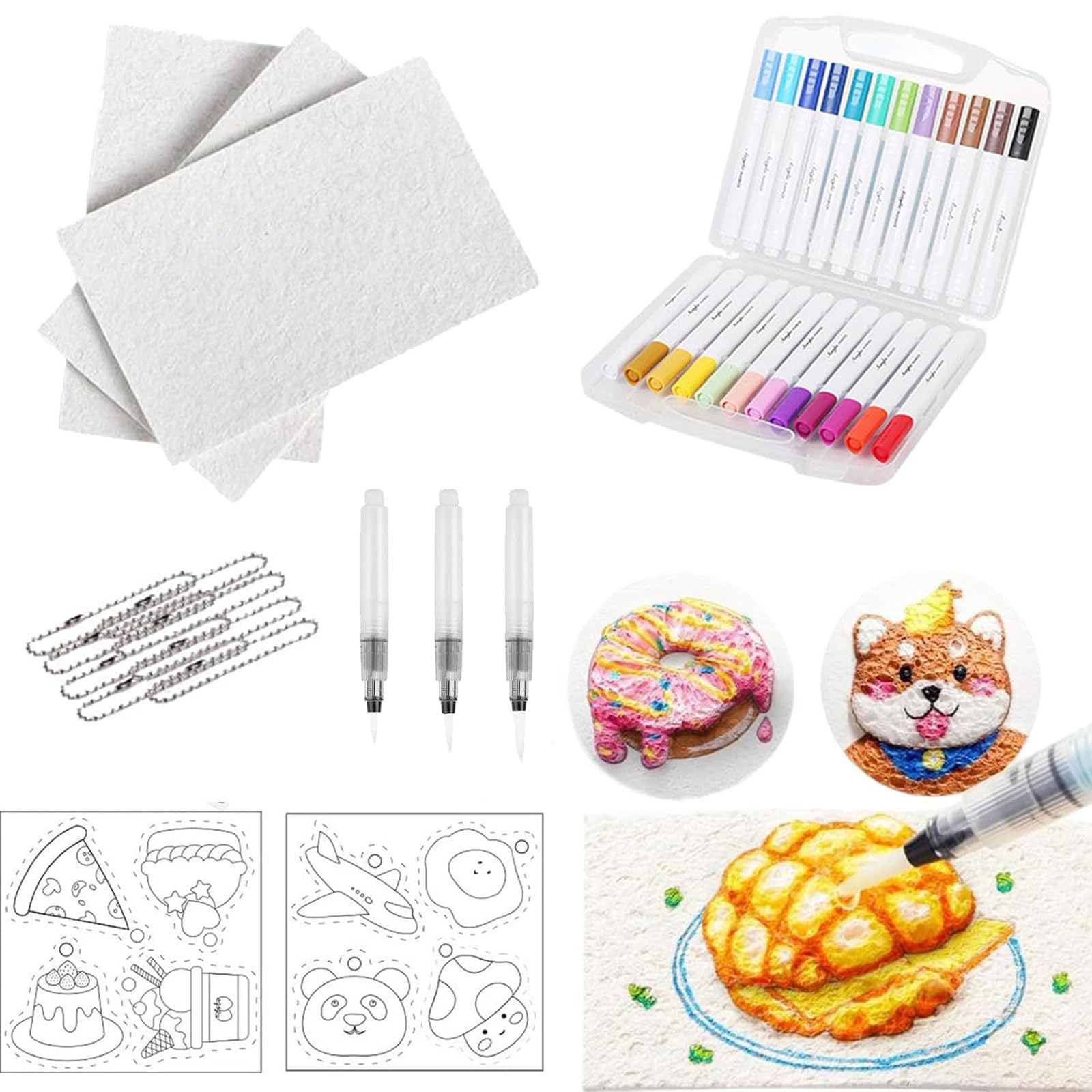 Vendita online Disegno da colorare con pennarelli inclusi: Gatto