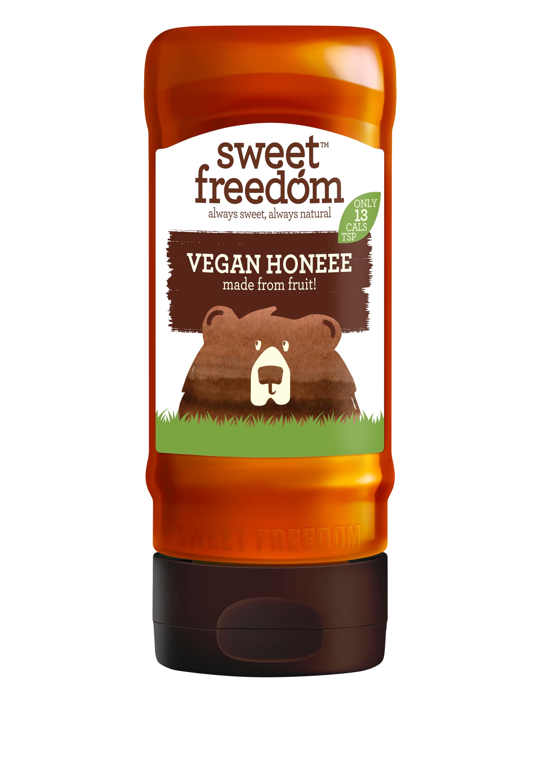 Sweet FreedomVegan Honeee Syrup - 350 g | Natural Great Taste With Sweetness Derived from Fruit | Ideal for Coffee, Baking & Dessert | No Preservatives or Allergens | Vegan | Only 13 Cal Per Teaspoon
