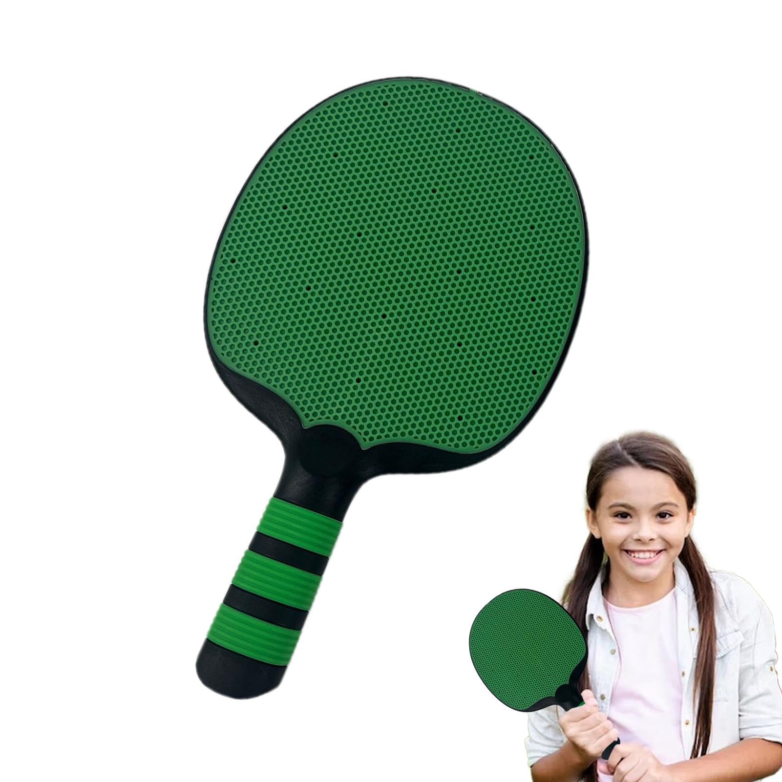 Table Tennis Paddle Training Racket PU Waterproof Height Adjustable Indoor Outdoor
