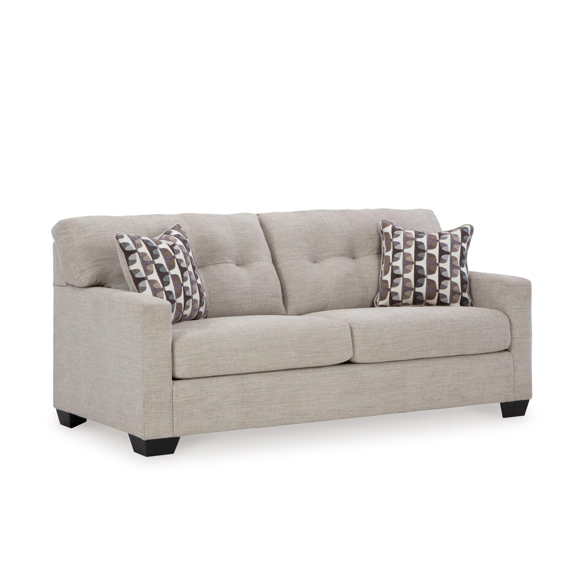Photo 1 of **Damaged, please see the second photo**Signature Design by Ashley Mahoney Sofa, Pebble Beige Living Room Couch