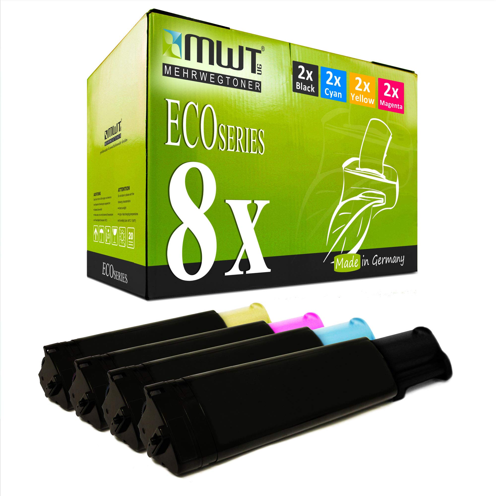 Toner Epson Aculaser C1100N compatible pack complet pour édition de rapports - 8