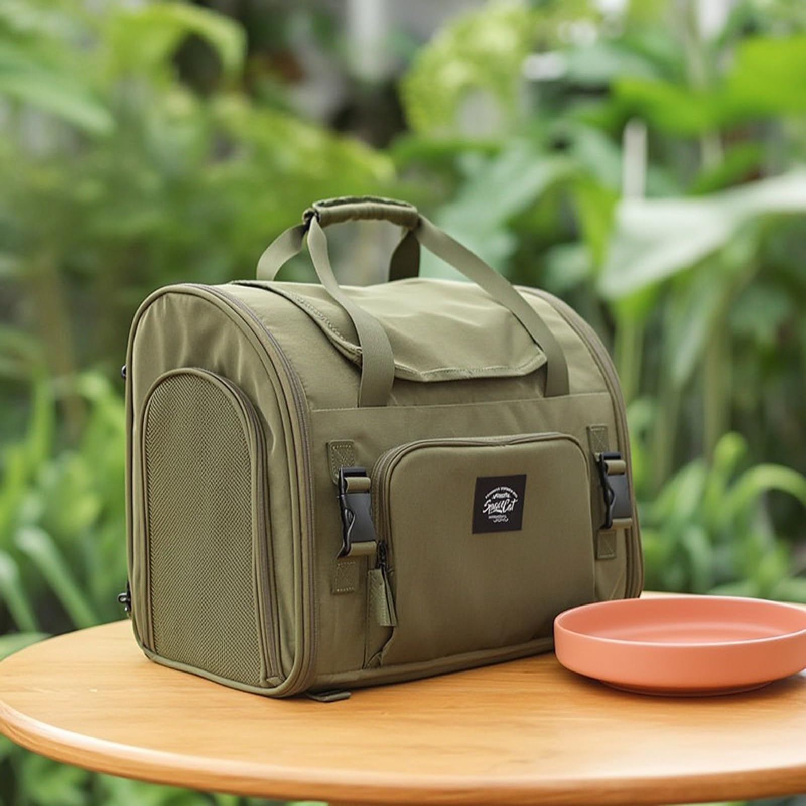 Zaino Trasportino per Animali Domestici Zaino Borsa Pet Carrier Espandibile con Comodo Spazio Tridimensionale E, 紫色双肩款, Zaino Per Animali Domestici Con Spallacci, Modello Medio