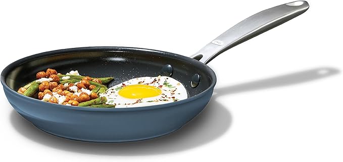 OXO Enhanced 8” Nonstick Frying Pan Skillet, Ceramic PFAS-Free Cookware,