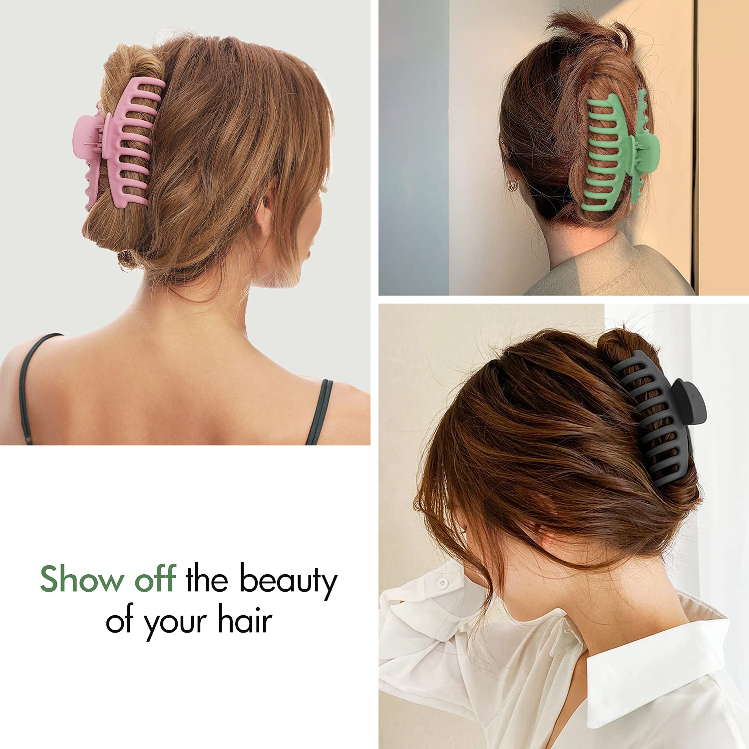 Sparkling Crystal Stone Braided Hair Clips…